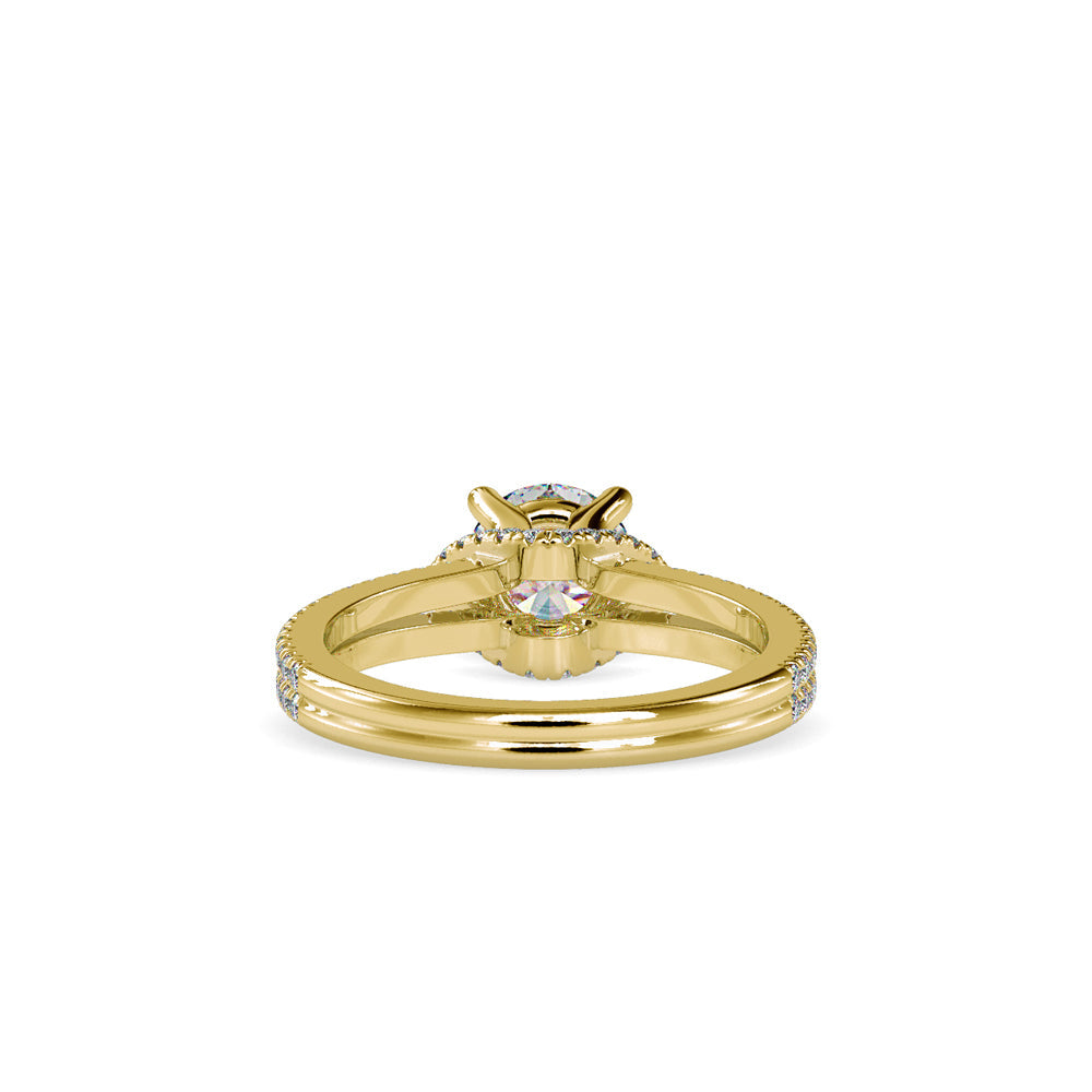 Diva Stone Diamond Ring Yellow gold