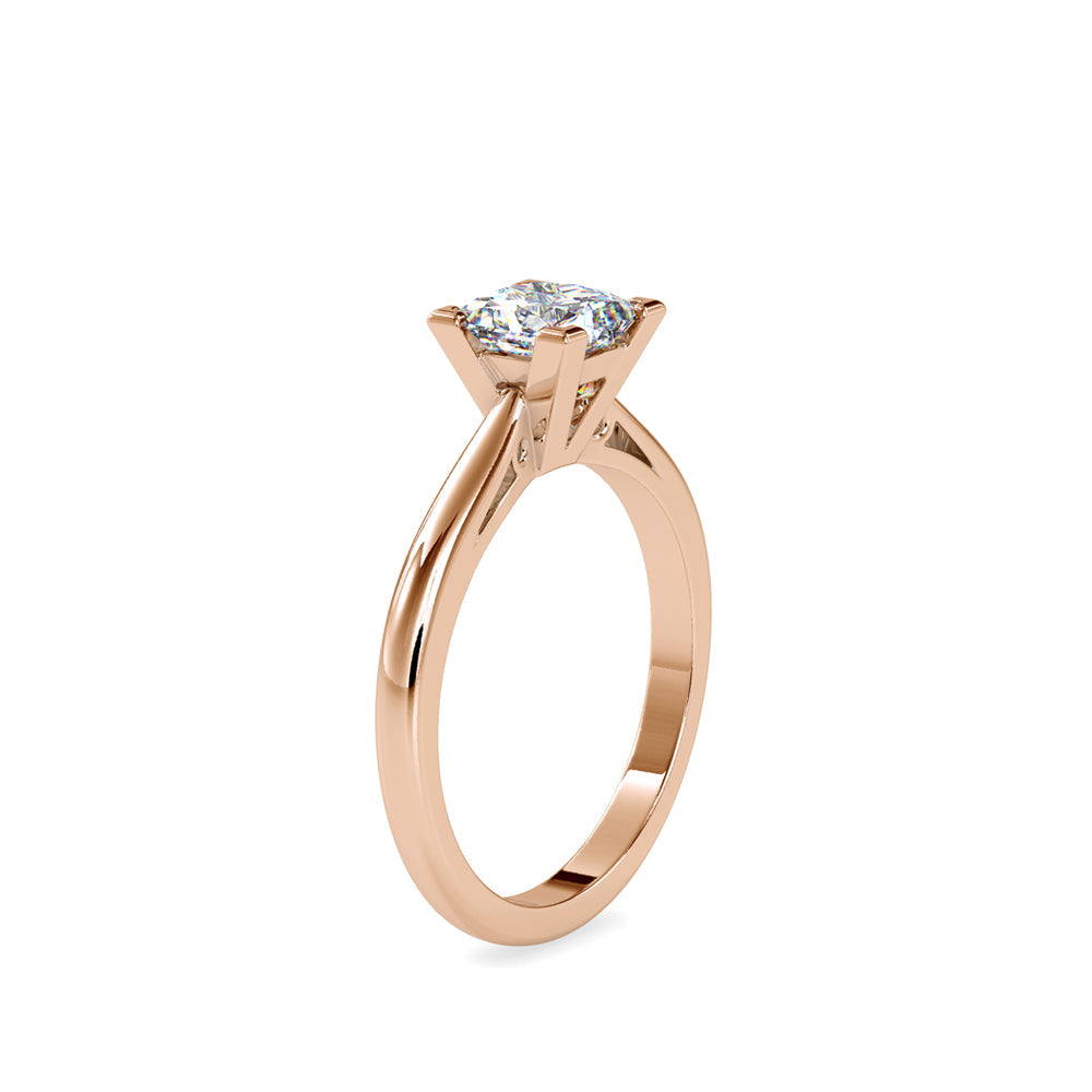 Sovereign Princess Diamond Ring Rose gold