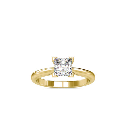 Sovereign Princess Diamond Ring Yellow gold