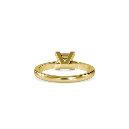 Sovereign Princess Diamond Ring Yellow gold