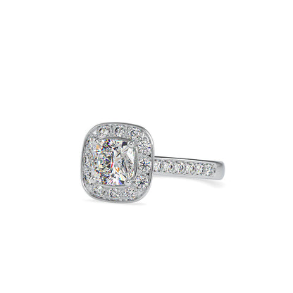 Cushion Majesty Diamond Ring White gold