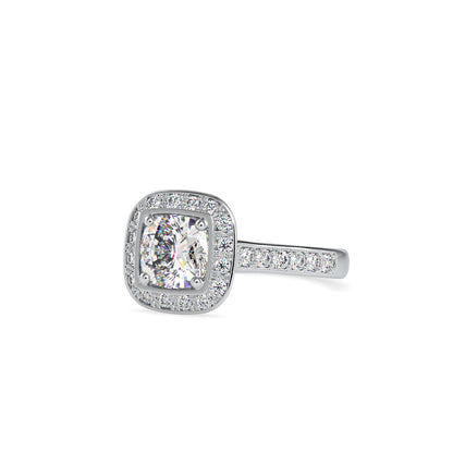 Monarch Halo Diamond Ring Platinum