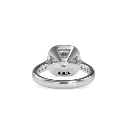 Monarch Halo Diamond Ring White gold