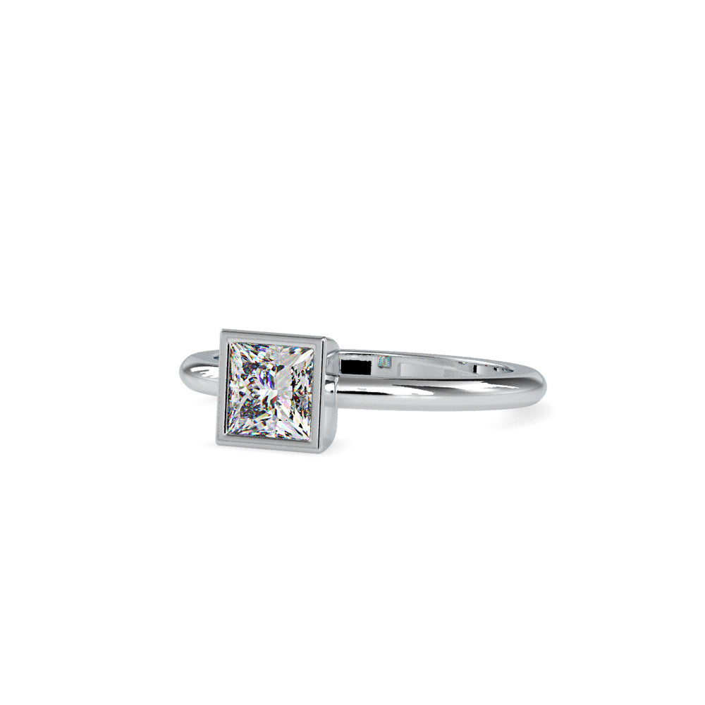 Faith Princess Stone Diamond Ring White gold