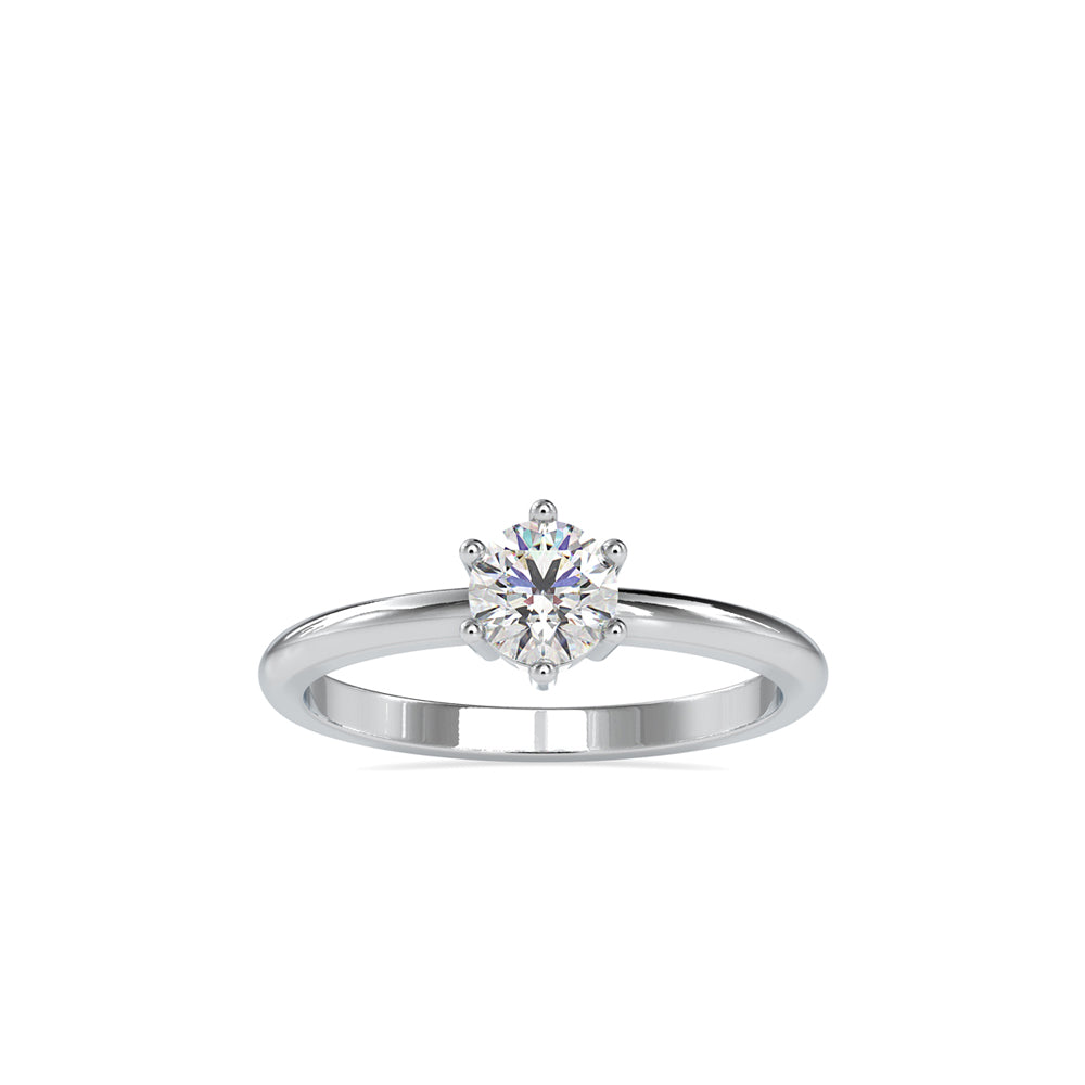 Devotion Diamond Prong Ring White gold