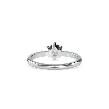 Devotion Diamond Prong Ring White gold