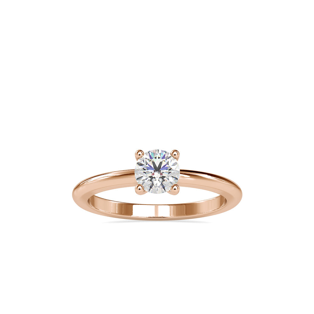 Intimacy Diamond Stone Ring Rose gold