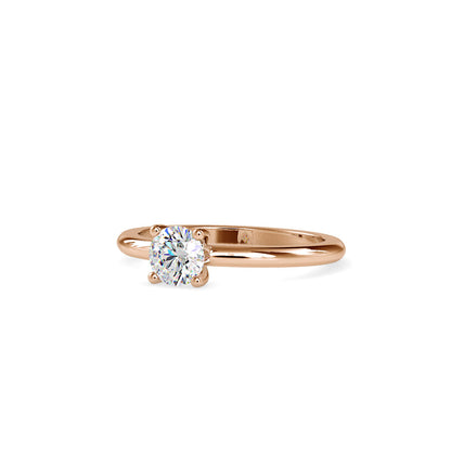 Intimacy Diamond Stone Ring Rose gold