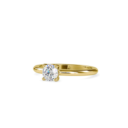 Intimacy Diamond Stone Ring Yellow gold