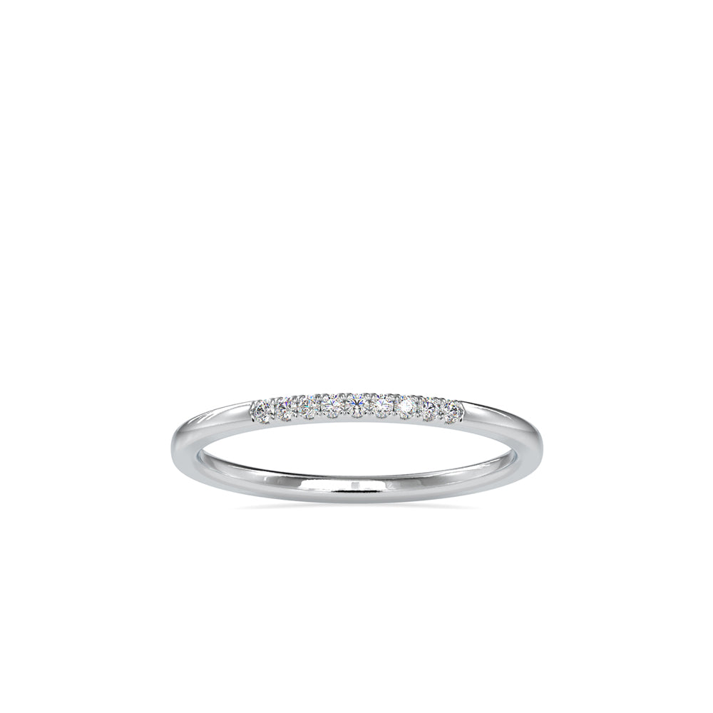 Flora Diamond Open Ring White gold