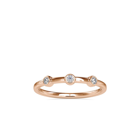 Lucidity Diamond Ring Rose gold