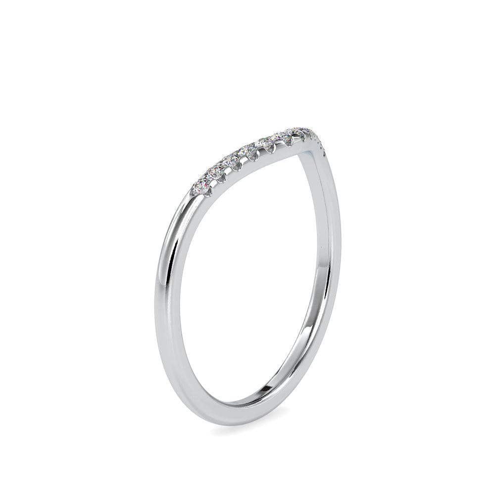 Selena Round Diamond Ring White gold