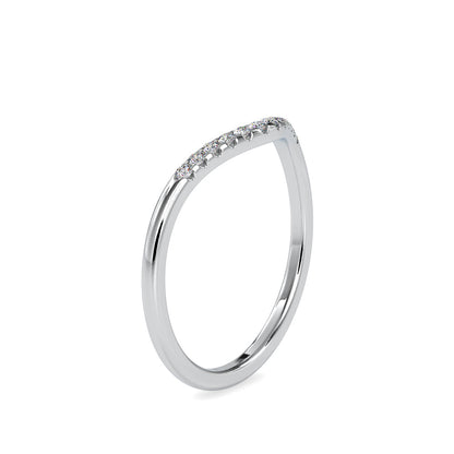 Selena Round Diamond Ring White gold