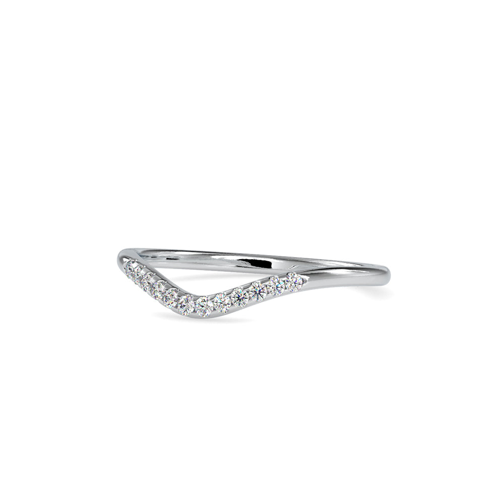 Selena Round Diamond Ring Platinum