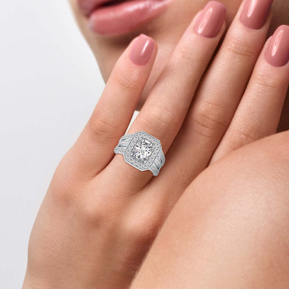 Hera Stone Diamond Ring White gold