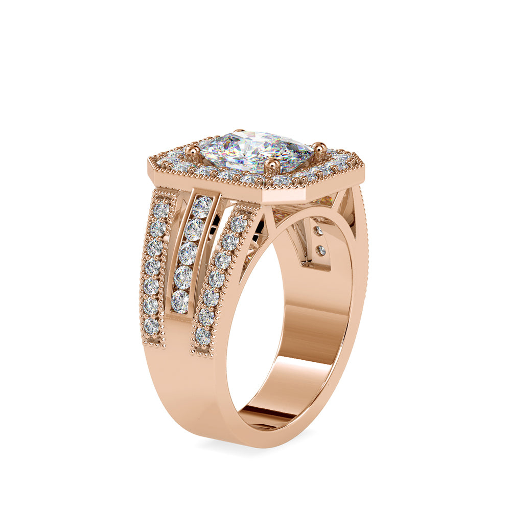 Hera Stone Diamond Ring Rose gold