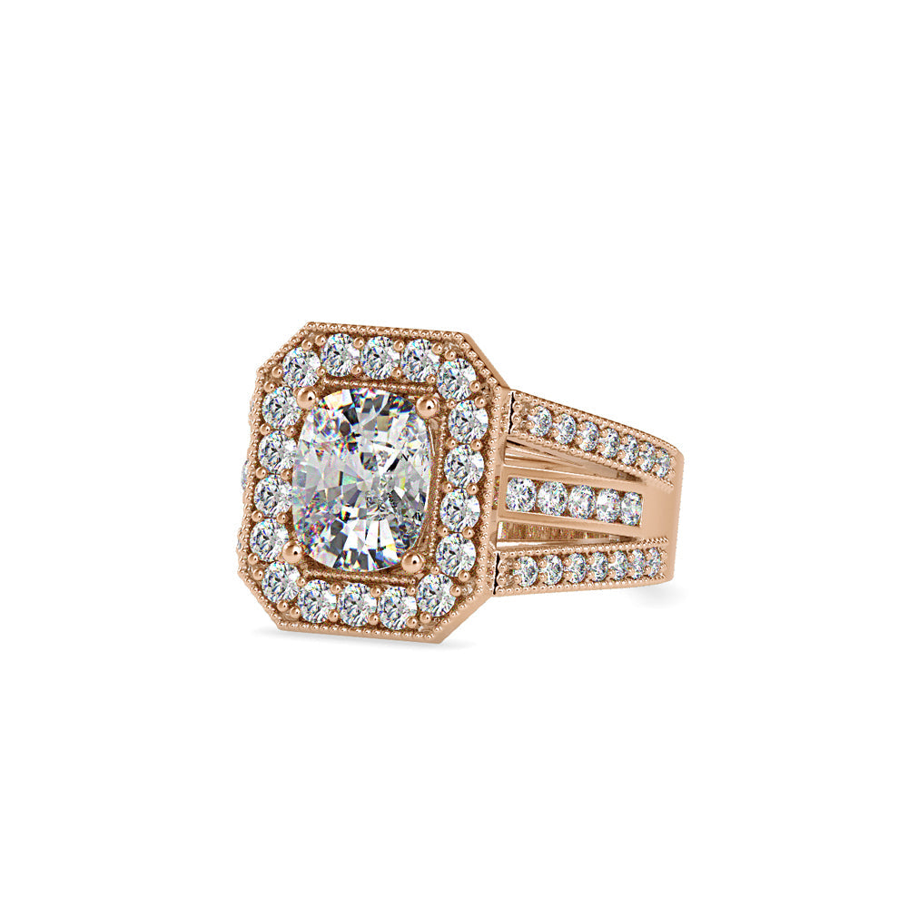 Hera Stone Diamond Ring Rose gold