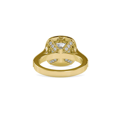 Hope Halo Stone Diamond Ring Yellow gold