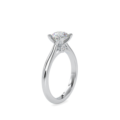 Demetra Diamond Stone Engagement Ring White gold