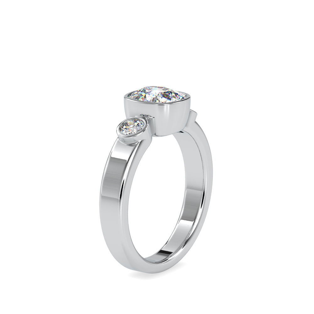 Brig Beast Diamond Engagement Ring Platinum