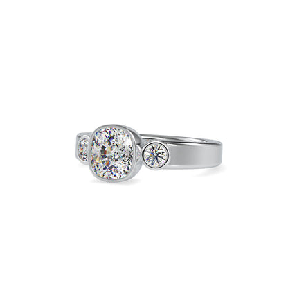 Brig Beast Diamond Engagement Ring Platinum