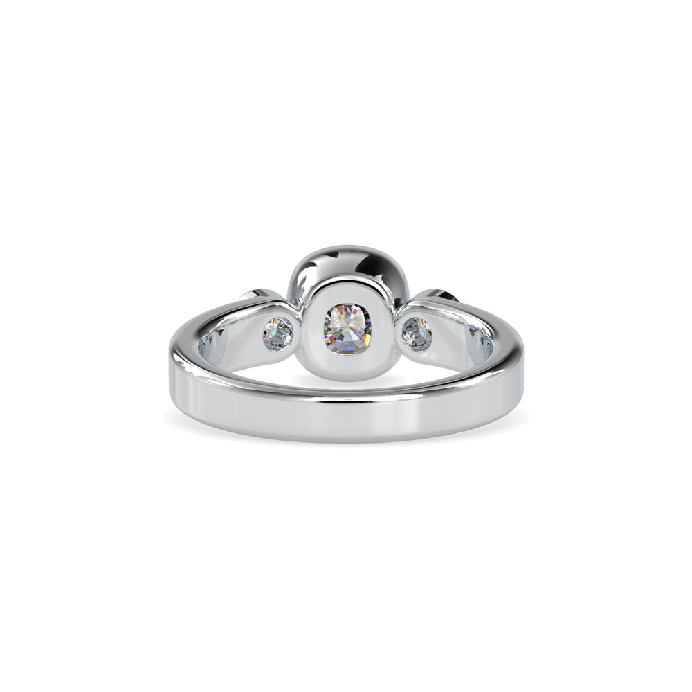 Brig Beast Diamond Engagement Ring Platinum