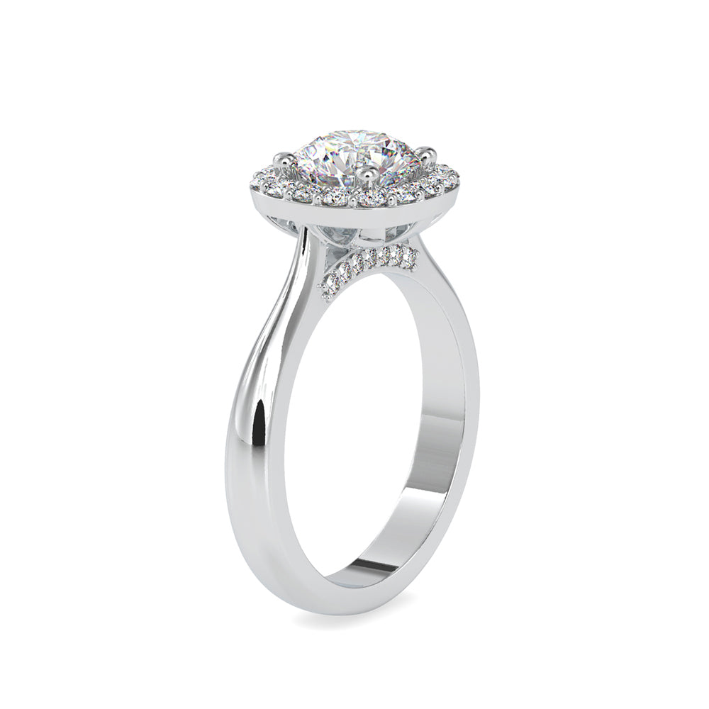 Attic Blox Diamond Engagement Ring White gold