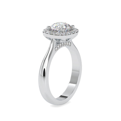 Attic Blox Diamond Engagement Ring Platinum