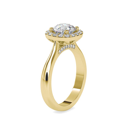 Attic Blox Diamond Engagement Ring Yellow gold