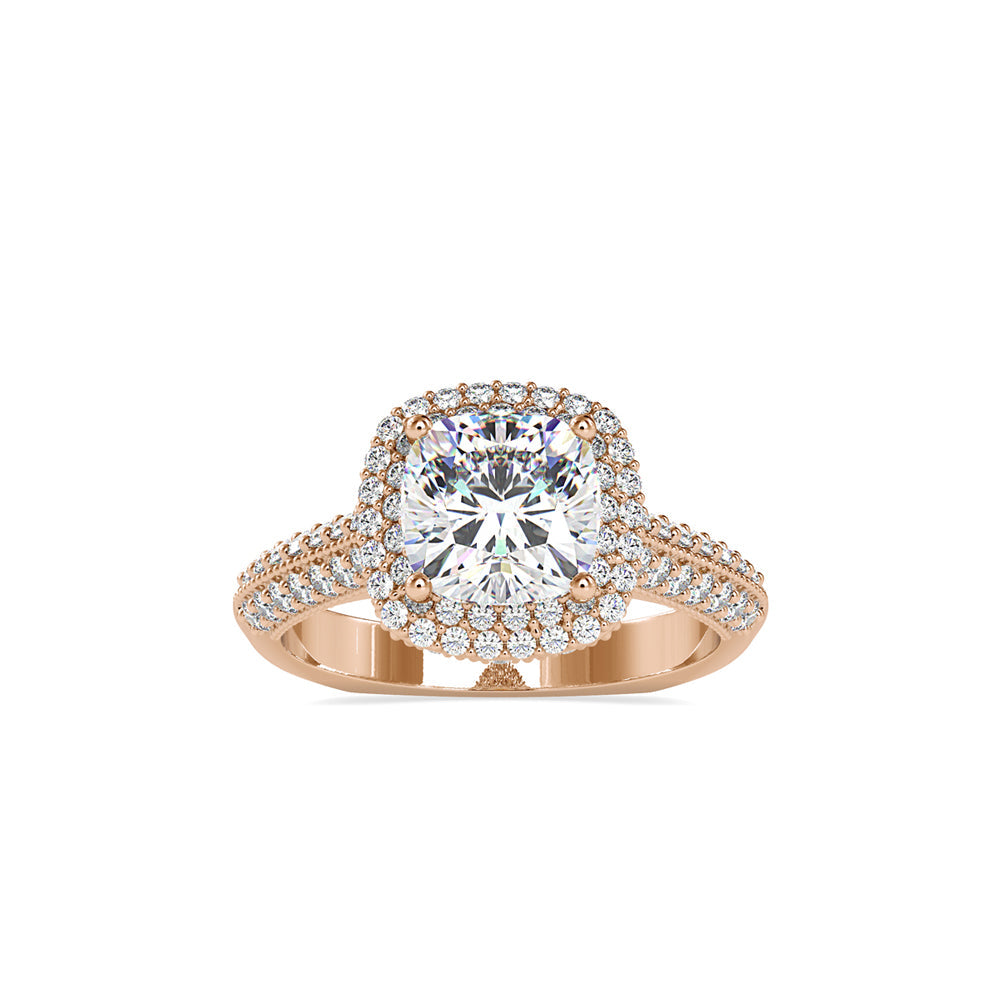 Vesta Ancient Diamond Ring Rose gold