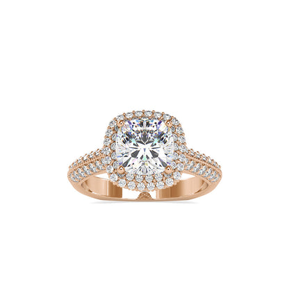 Vesta Ancient Diamond Ring Rose gold