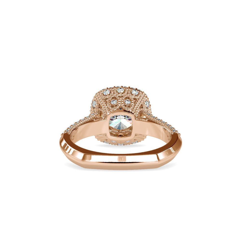 Vesta Ancient Diamond Ring Rose gold