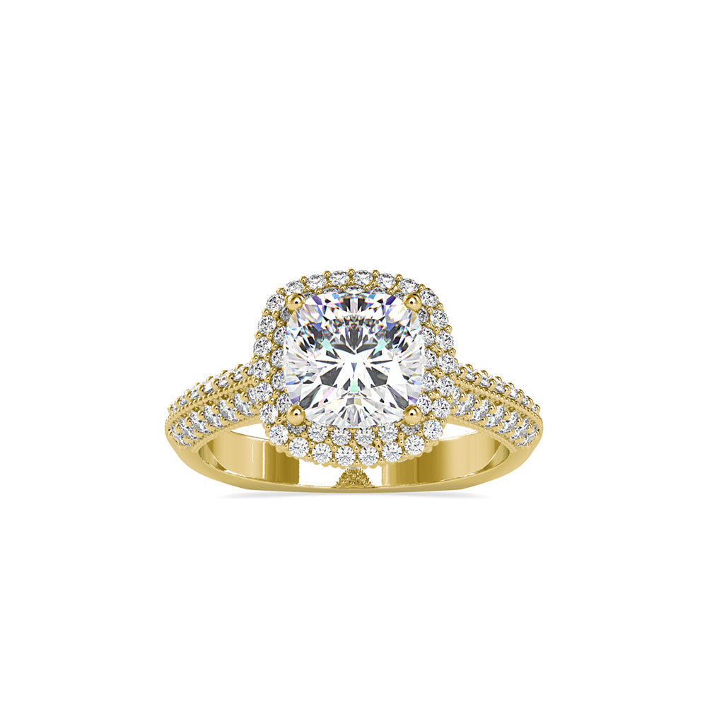 Vesta Ancient Diamond Ring Yellow gold