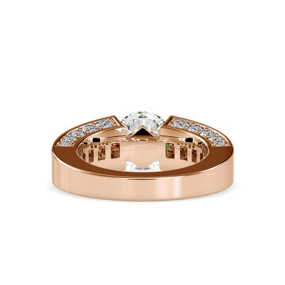 Prision Diamond Engagement Ring Rose gold