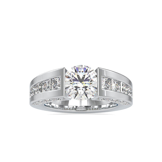 Prision Diamond Engagement Ring Platinum