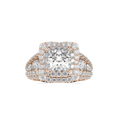 Atlantis Royal Diamond Ring Rose gold