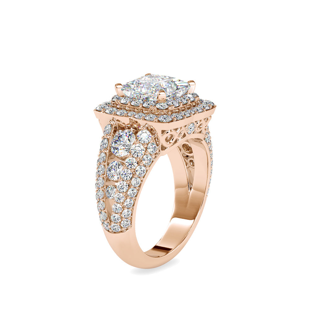 Atlantis Royal Diamond Ring Rose gold