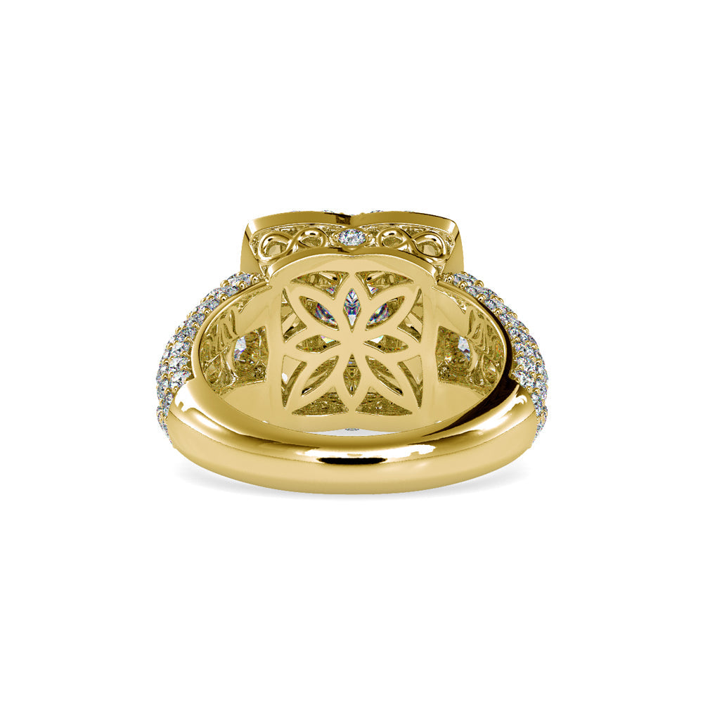 Atlantis Royal Diamond Ring Yellow gold