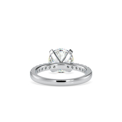 Mary Prong Diamond Ring White gold