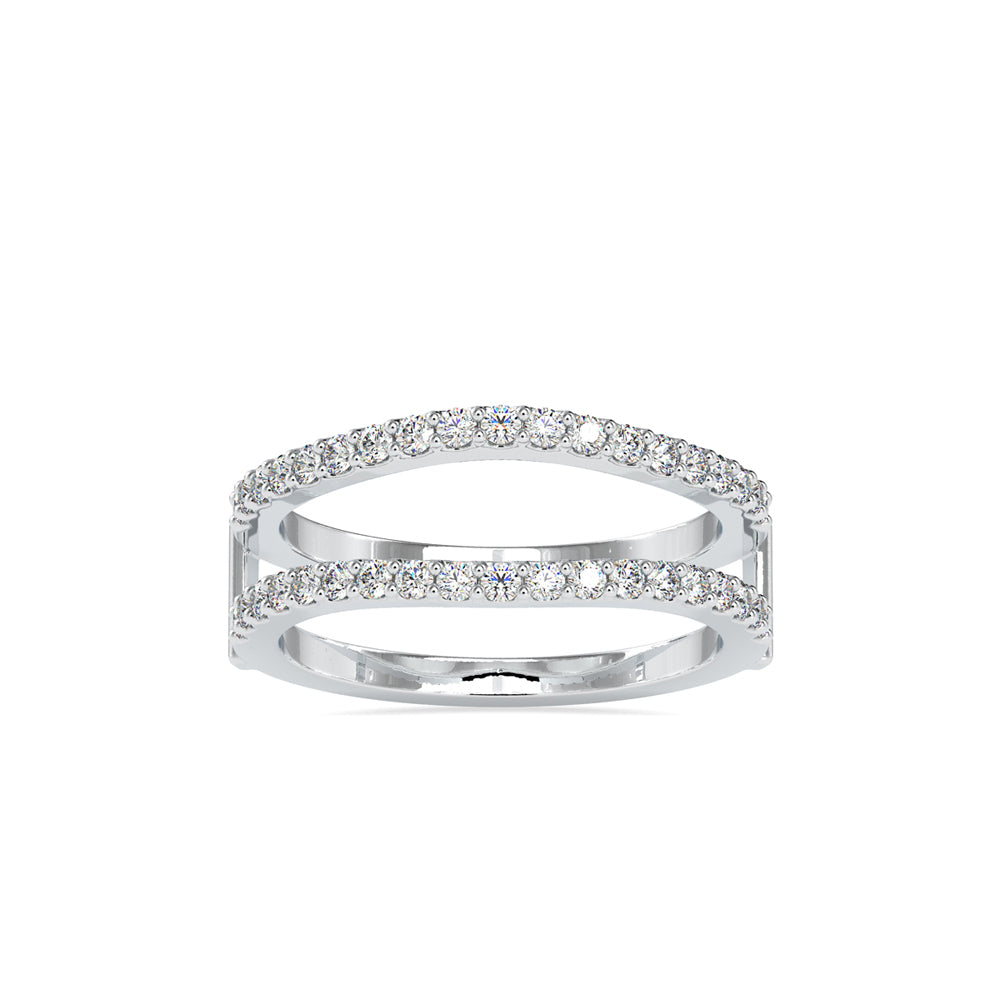 Naptune Diamond Engagement Ring White gold