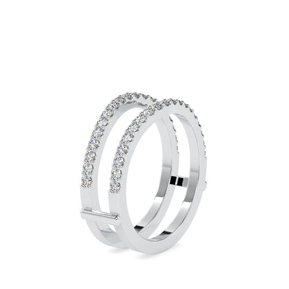 Naptune Diamond Engagement Ring White gold