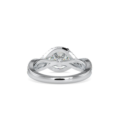 Infinity Prong Diamond Ring White gold