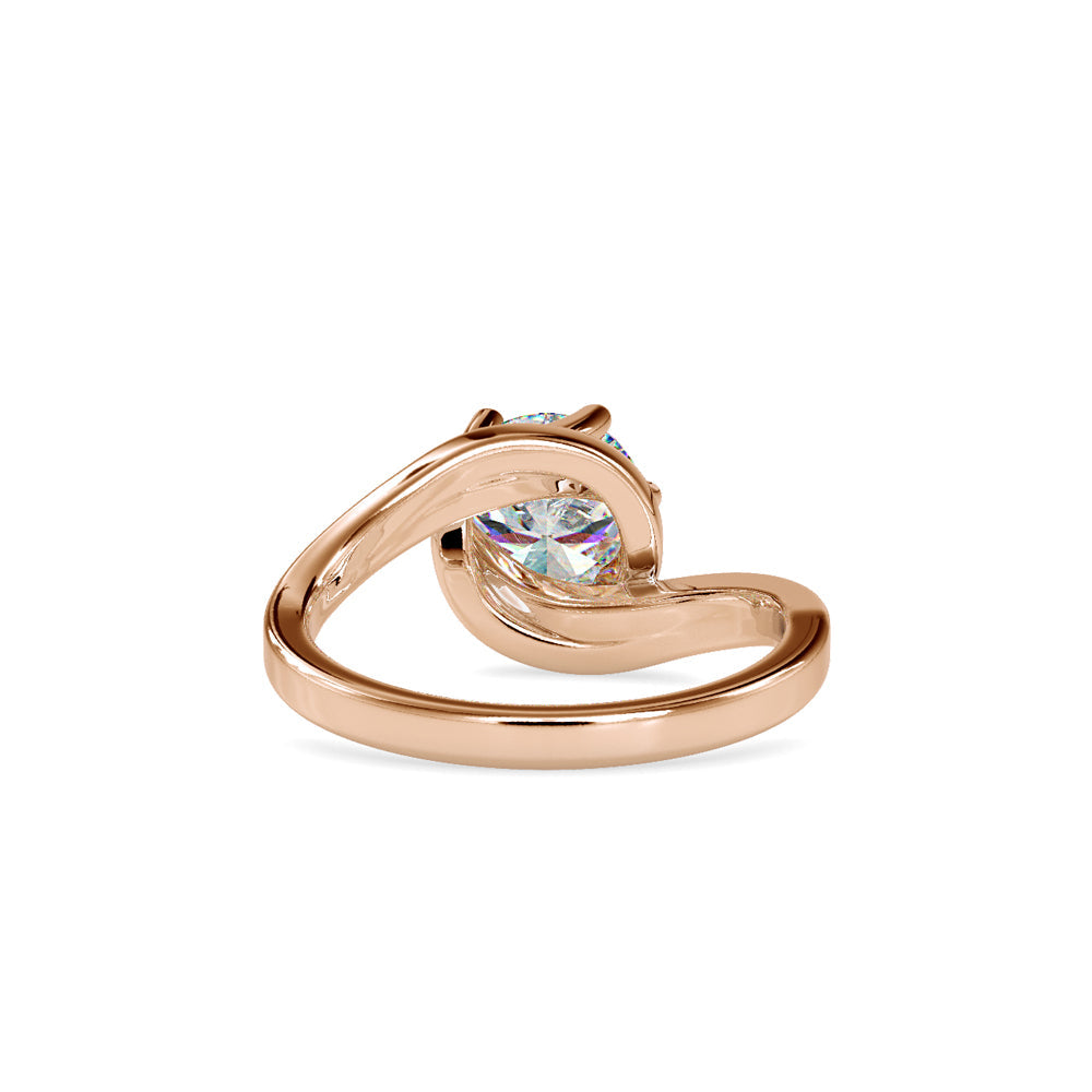 Demarcus Engagement Diamond Ring Rose gold