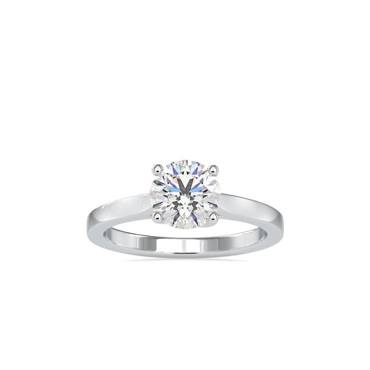 Juniper Prong Diamond Ring White gold