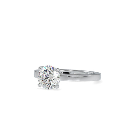 Juniper Prong Diamond Ring White gold