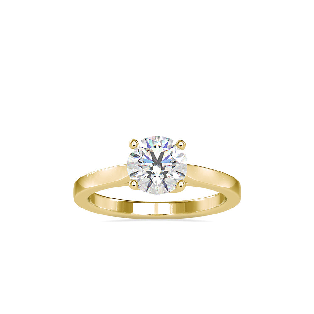 Juniper Prong Diamond Ring Yellow gold