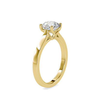 Juniper Prong Diamond Ring Yellow gold