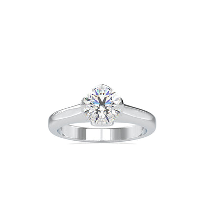 Leith white Diamond Engagement Ring Platinum