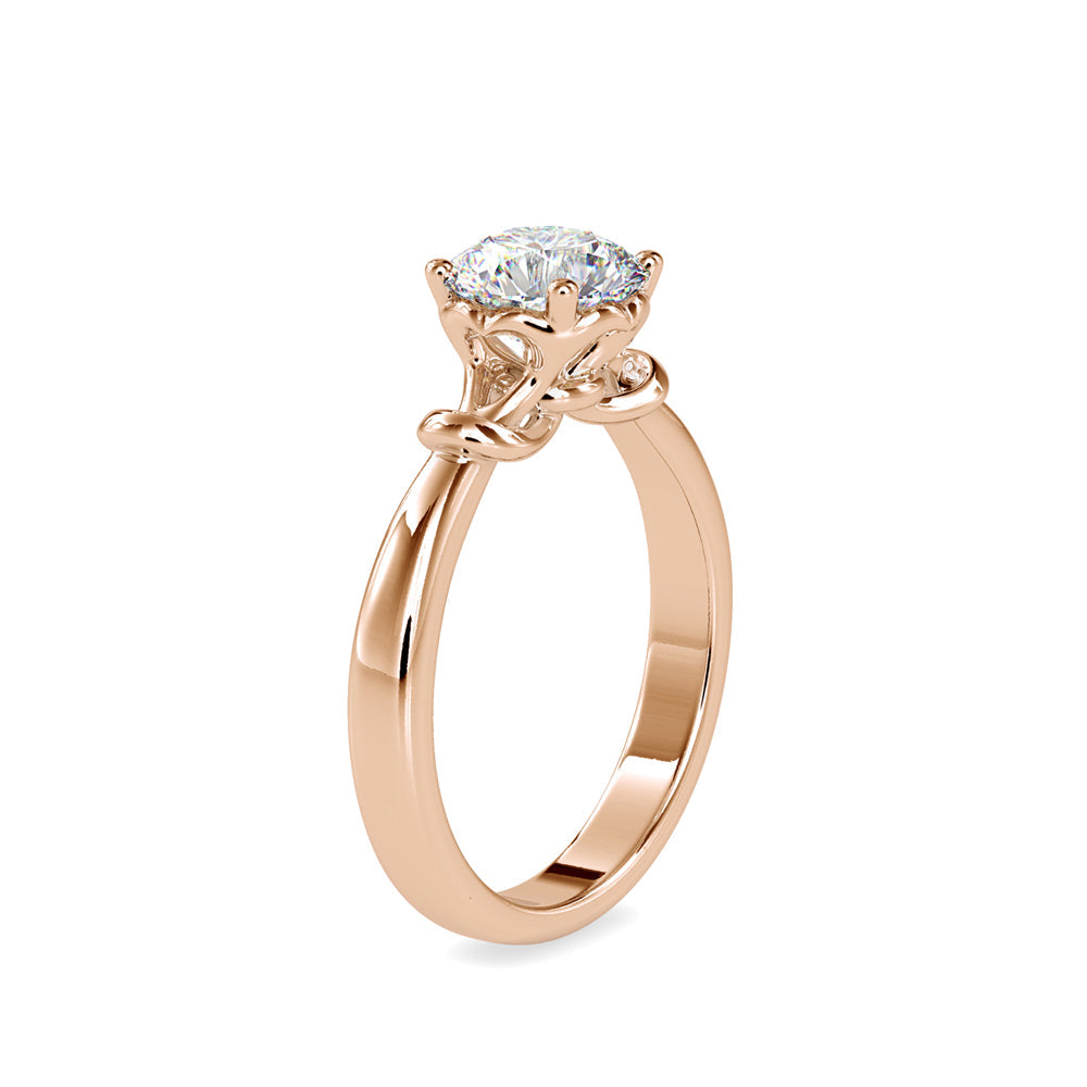 Ziggy Diamond Engagement Ring Rose gold