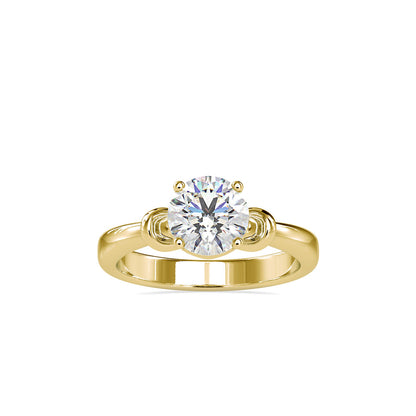 Ziggy Diamond Engagement Ring Yellow gold